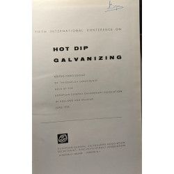 Fifth international conference on hot dip galvanizing --- edited...