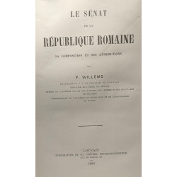 Le sénat de la république romaine sa composition et ses...