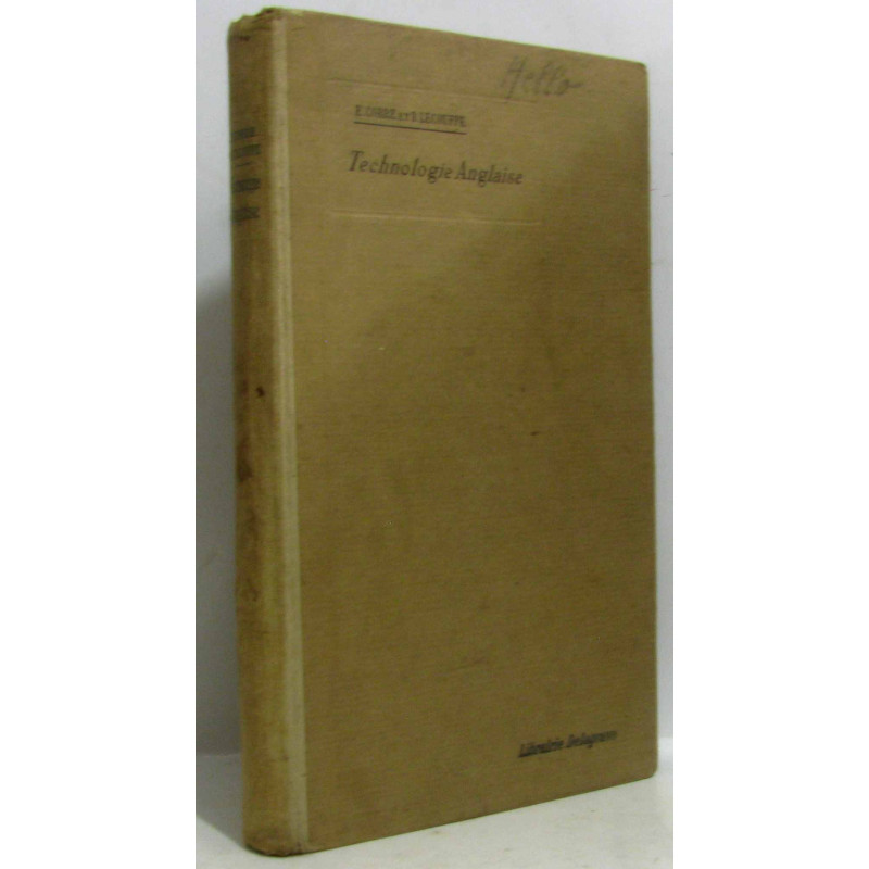 La technologie anglaise a l'ecole pratique - a pratical handbook...