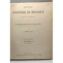 Notes d'Histoire de Belgique rédigées d'après le programme...