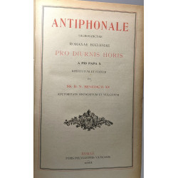 Antiphonal sacrosanctae romanae ecclesiae pro diurnis horis a pio...