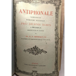 Antiphonal sacrosanctae romanae ecclesiae pro diurnis horis a pio...