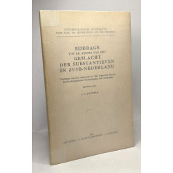 Bijdrage tot de kennis van het geslacht der substantieven in...