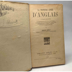 La première année d'anglais à l'usage des élèves