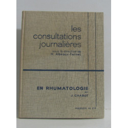Les consultations journalières en rhumatologie