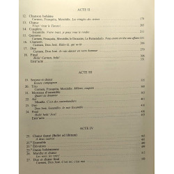 Carmen - Partitura