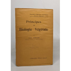 Principes de biologie végétale