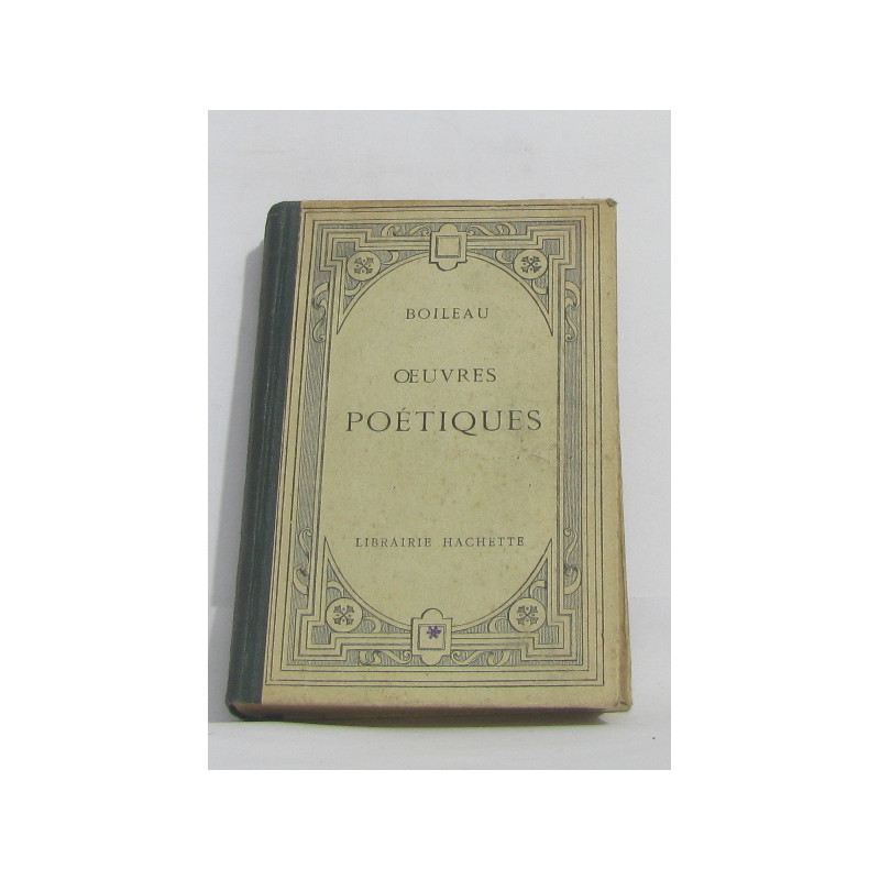 Oeuvres poétiques