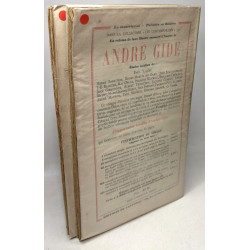 La Nouvelle Revue Française - N°161 Fev. + N°168 Sept. annnée 1927