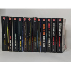 Lot de 23 romans de Cussler Cliver : titres voir description détaillée