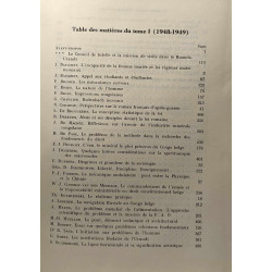 Revue de l'Université de Bruxelles - TOME I (1948-1949) + TOME II...