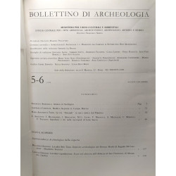 Bollettino di archeologia 5-6 / ministero per i beni culturale...
