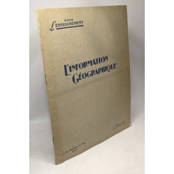 L'information géographique pour l'enseignement N°2 1941