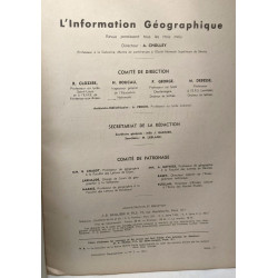 L'information géographique pour l'enseignement N°2 1941