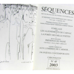 Séquences 6 numéros consécutifs de 1999 à 2004: n°41 au n°46...