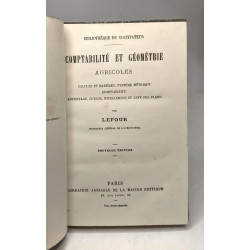 Comptabilité et Géométrie agricoles. Calculs Barème Poids et...