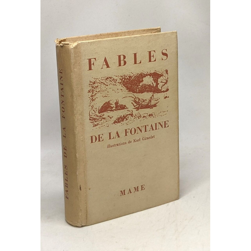 Fables de Lafontaine - précédées de la vie d'Esope accompagnées de...