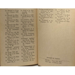 Fables de Lafontaine - précédées de la vie d'Esope accompagnées de...