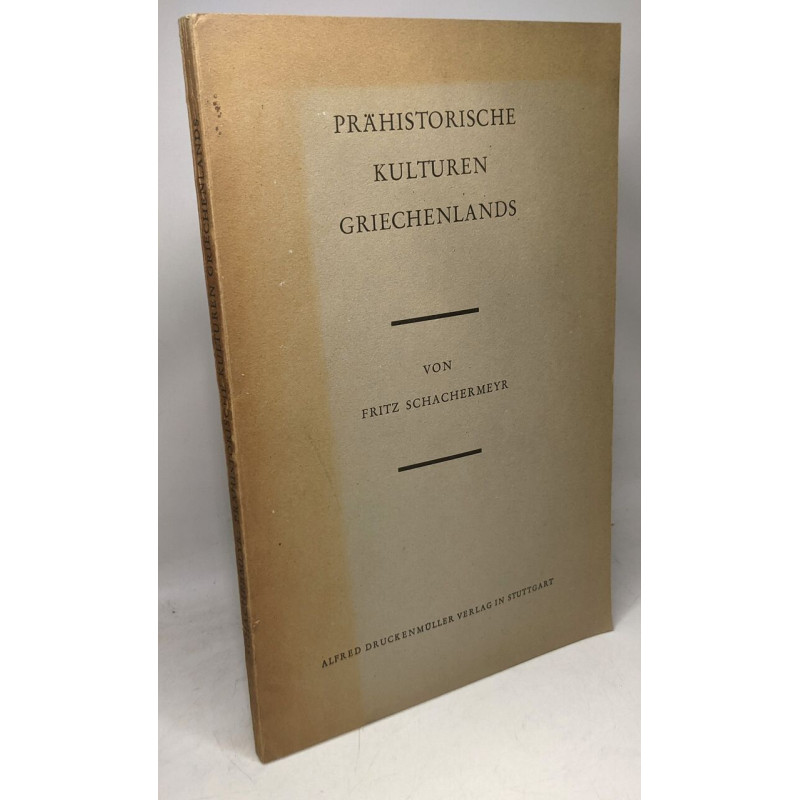 Prähistorische Kulturen Griechenlands