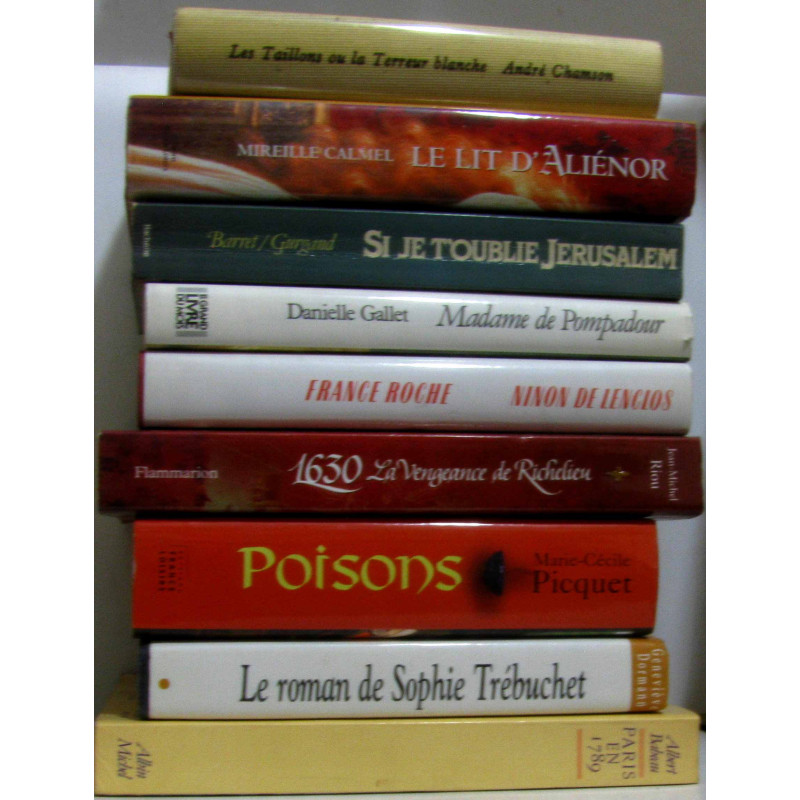 Onze romans historiques trois livres d'histoire en sus.: Madame de...