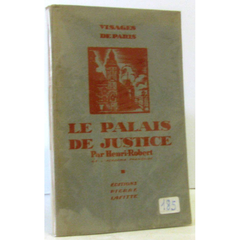 Le palais de justice (visages de Paris)