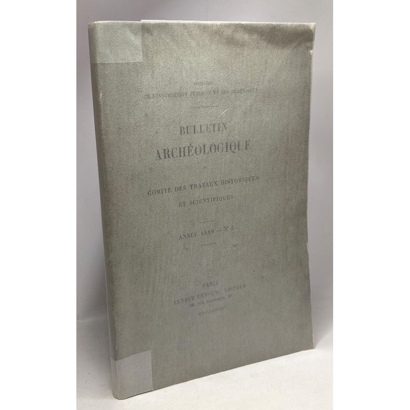 Bulletin Archéologique du comité des travaux historiques et...