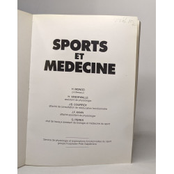 Sports et medecine - tomes 1 et 2
