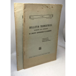 Bulletin trimestriel annexé aux annales de l'institut...