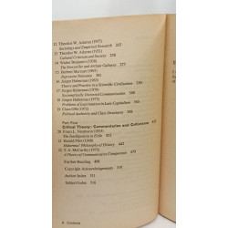 Critical Sociology: Selected Readings - Adorno - Habermas -...