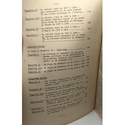 L'Allemagne l'Italie et la Papauté de 1125 à 1250 - I II et III...