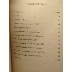 Berlin - suivi d'une analyse des accords quadripartites sur Berlin