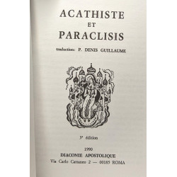 Acathiste et paraclisis