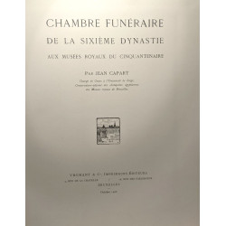 Chambre funéraire de la sixième dynastie aux musées royaux du...