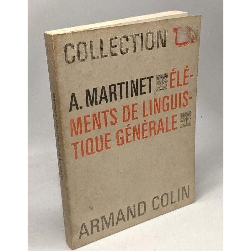 Éléments de linguistique générale