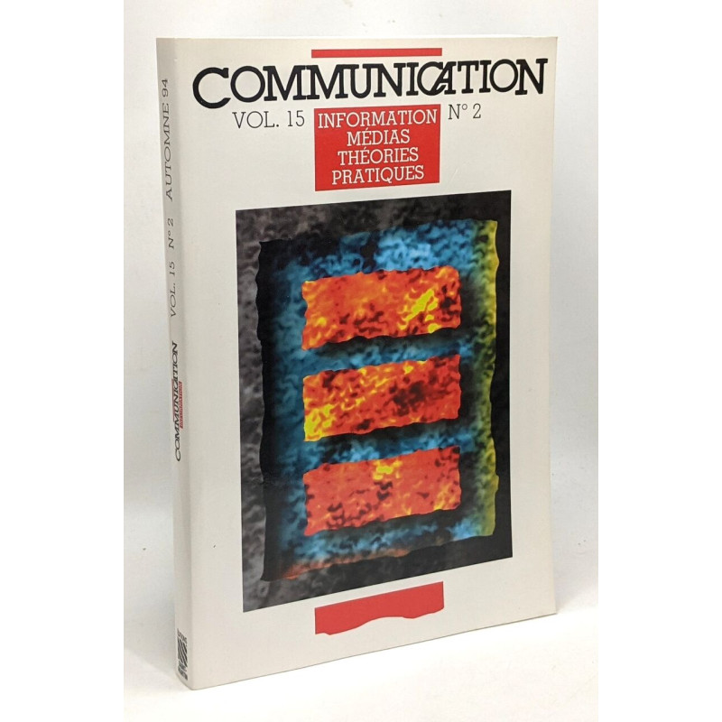 Communication information - VOL. 15 n°2 automne 94 ---...