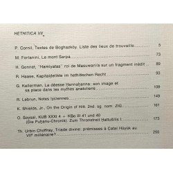 Hethitica VII - BCILL n°36 ---- bibliothèque des cahiers de...