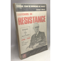 Souvenirs de résistance (1940-1944) - introduction notes...