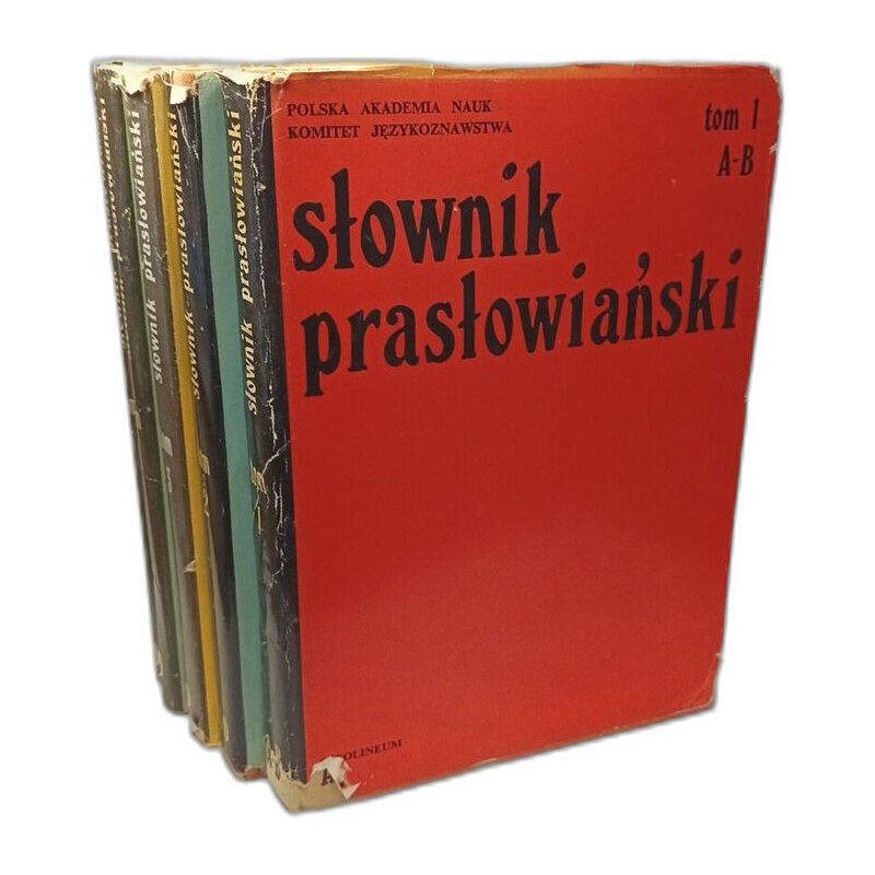 Slownik praslowianski tom I: A-B + tom 2: C-D + tom 3 D+ tom 4 D +...