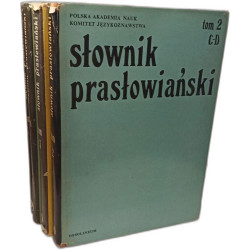 Slownik praslowianski tom I: A-B + tom 2: C-D + tom 3 D+ tom 4 D +...