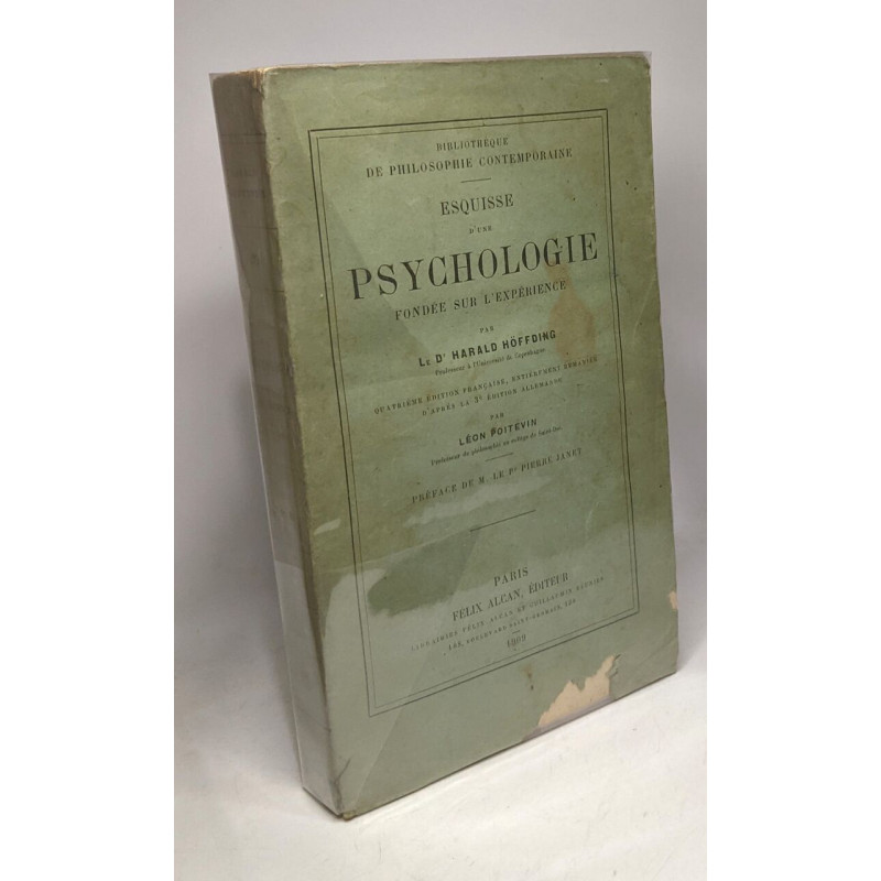 Esquisse d'une psychologie fondée sur l'expérience / Bibliothèque...