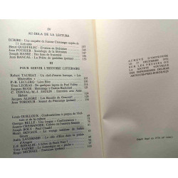 20 ans d'action littéraire - 1955 - 1975 --- les meilleures pages...