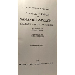Elementarbuch der Sanskrit-Sprache : (Grammatik Texte...