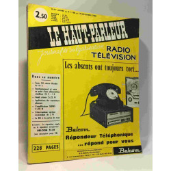 Le haut-parleur journal de vulgarisation radio télévision - 8...