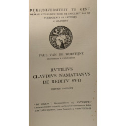 Rutilius Claudius Namatianus de Reditu Suo - Rijksuniversiteit te...