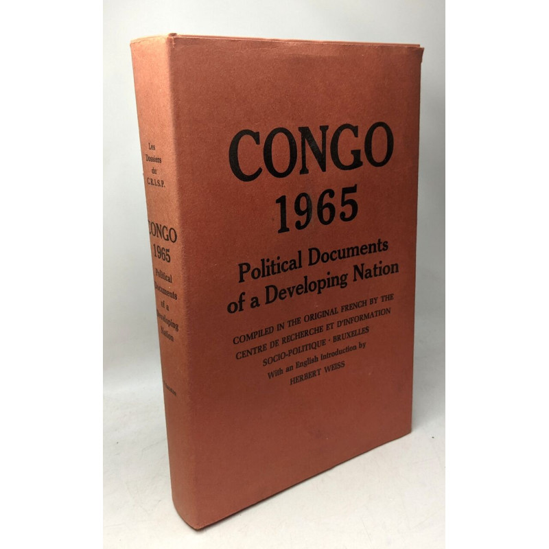 Congo 1965 political documents of a developing nation
