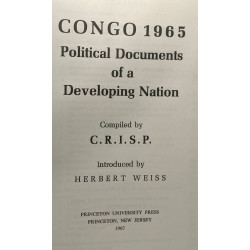 Congo 1965 political documents of a developing nation