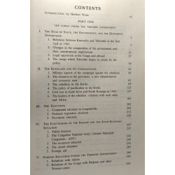 Congo 1965 political documents of a developing nation