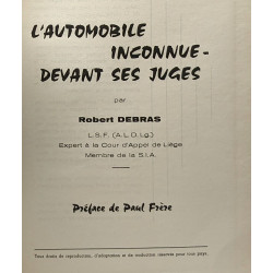 L'automobile inconnue devant ses juges
