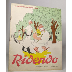 Lot de 9 numéros de "Le ridendo": 176-177-178-179-180-181-182-184-185