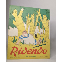 Lot de 9 numéros de "Le ridendo": 176-177-178-179-180-181-182-184-185